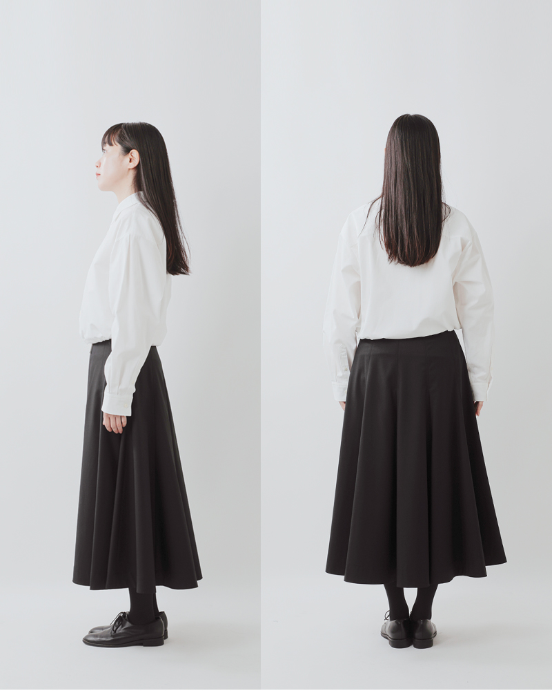 ニコルソンアンドニコルソン nicholson&nicholson  ウォッシュドコットン フリルカラー タイ ブラウス opal-w  レディース 2025aw新作 nicholson&nicholson ニコルソンアンドニコルソン ウォッシュド