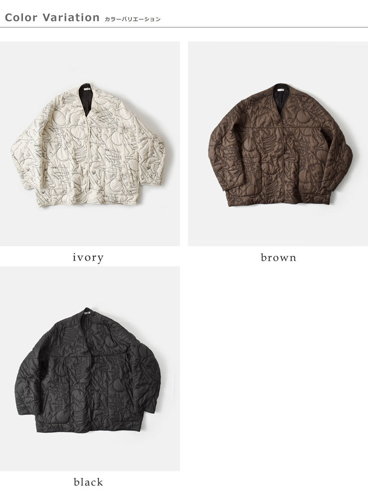 manipuri(マニプリ)キルティングジャケットquilting-jacket