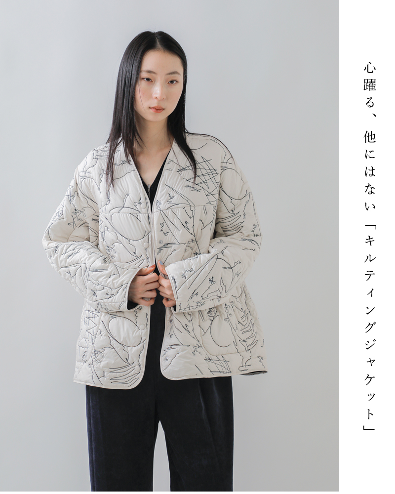 manipuri(マニプリ)キルティングジャケットquilting-jacket