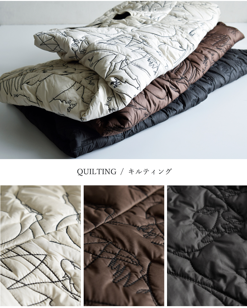 manipuri(マニプリ)キルティングジャケットquilting-jacket