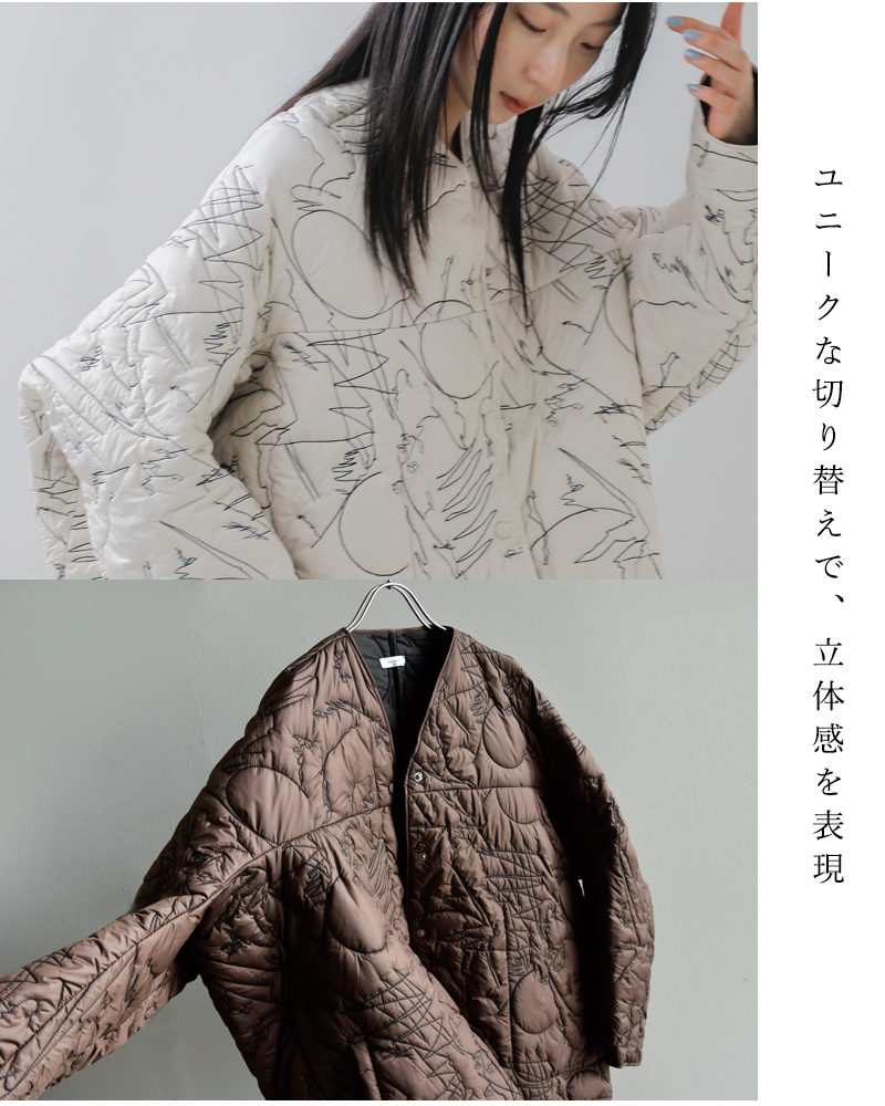 manipuri(マニプリ)キルティングジャケットquilting-jacket