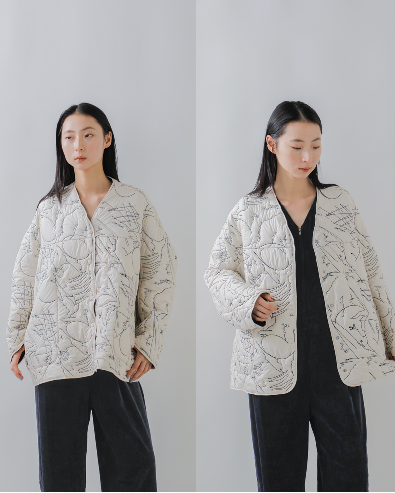 manipuri(マニプリ)キルティングジャケットquilting-jacket