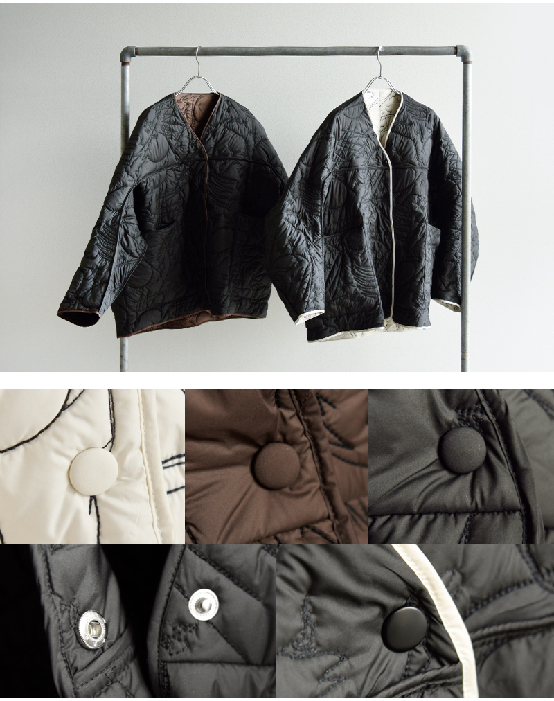 manipuri(マニプリ)キルティングジャケットquilting-jacket