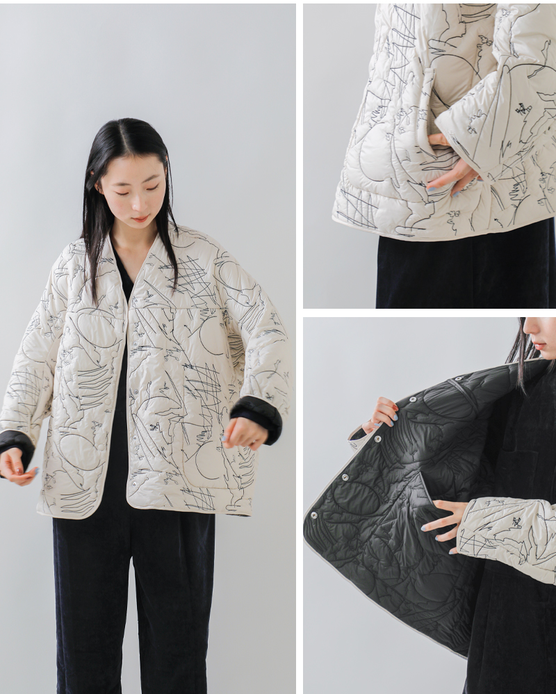 manipuri(マニプリ)キルティングジャケットquilting-jacket