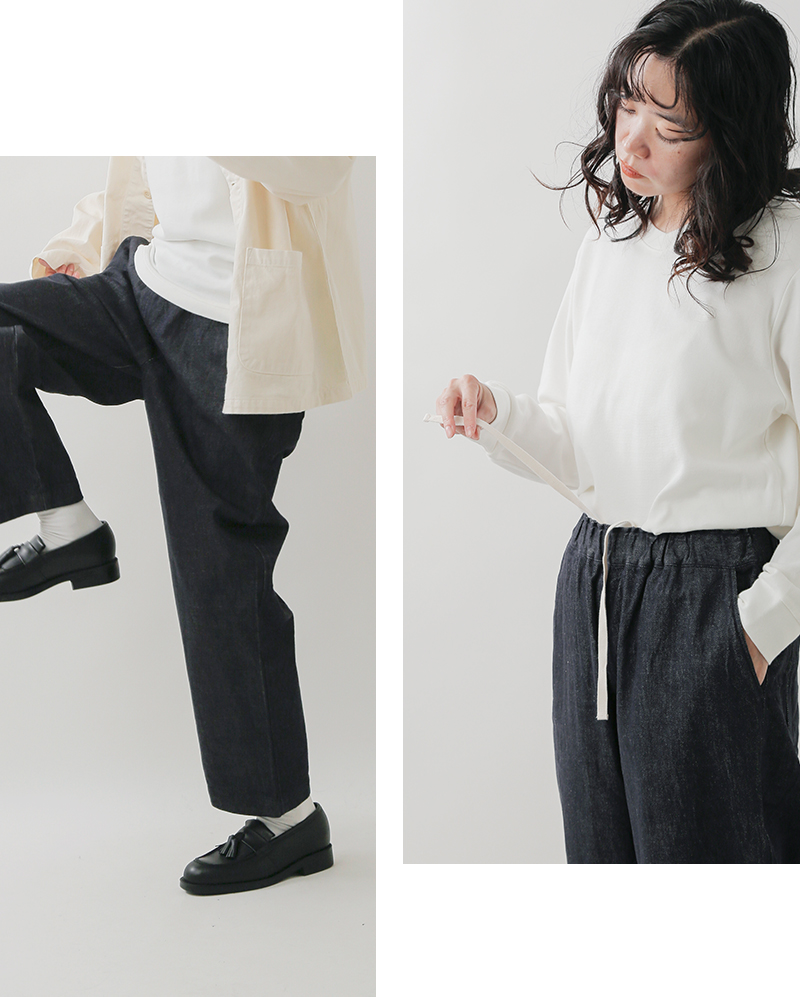 RINEN リネン 10oz ノット インディゴ デニム リラックス パンツ