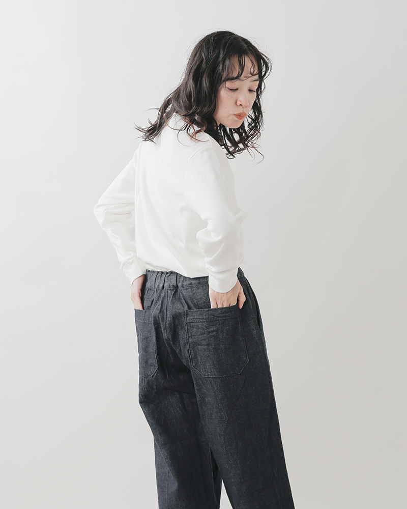 RINEN リネン 10oz ノット インディゴ デニム リラックス パンツ