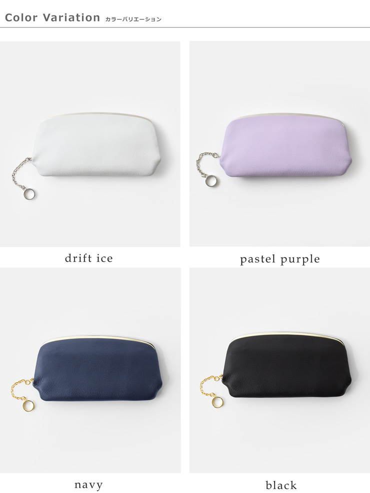 POMTATA(ポンタタ)グローブレザーがま口ロングウォレット“RACSERIES”rac-long-wallet