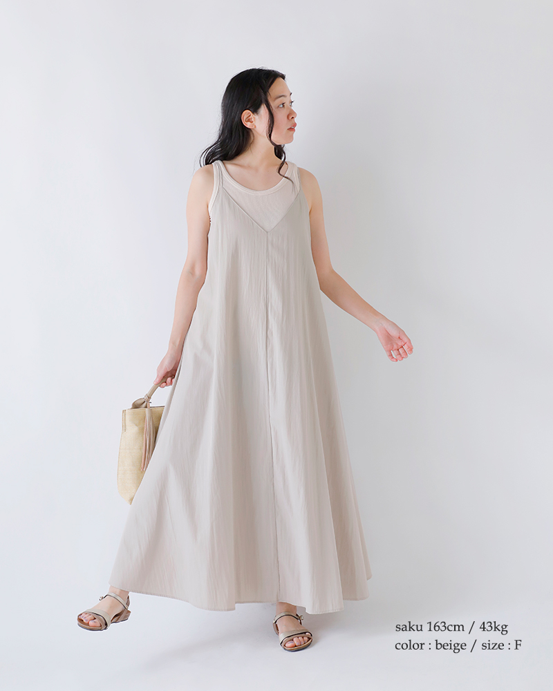*paris* サーキュラーへプラム Vネックワンピース 40%OFF】peindre パンドル Vネック キャミソール ワンピース re