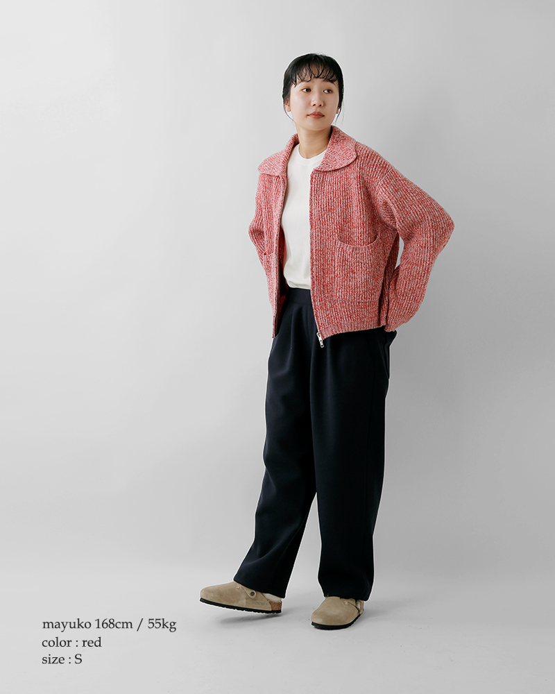 soglia(ソリア)ウールメランジニットジャケット“REPRAYMelangeKnitJacket”repray-mel-k-j