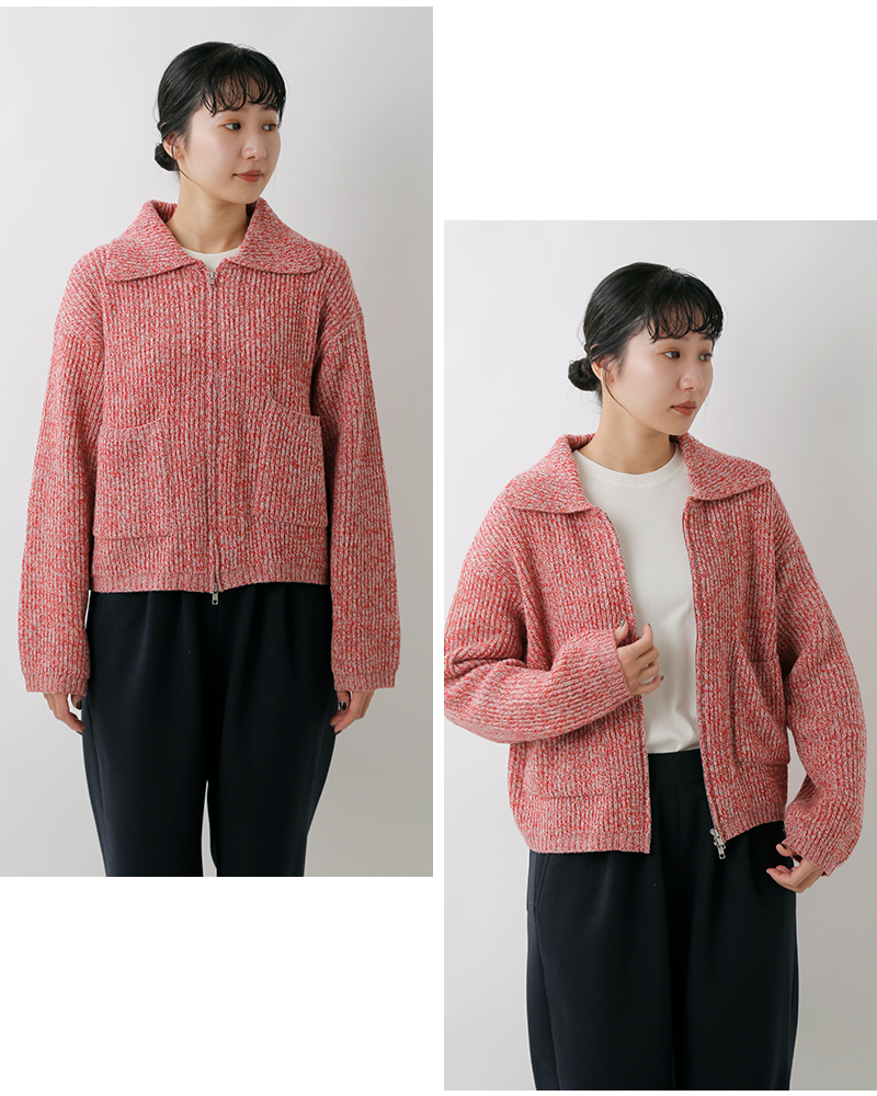 soglia(ソリア)ウールメランジニットジャケット“REPRAYMelangeKnitJacket”repray-mel-k-j