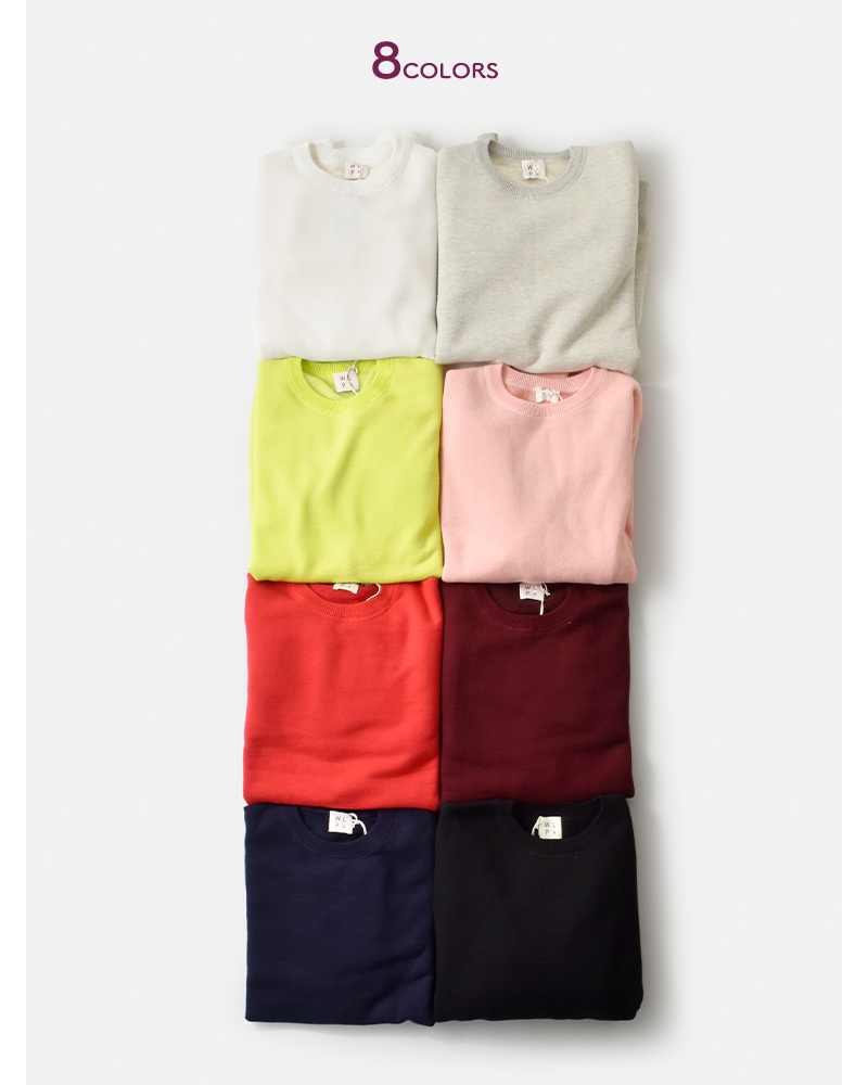 WLP(ダブルエルピー)ウールコットンニットクルーネックプルオーバーrl2510