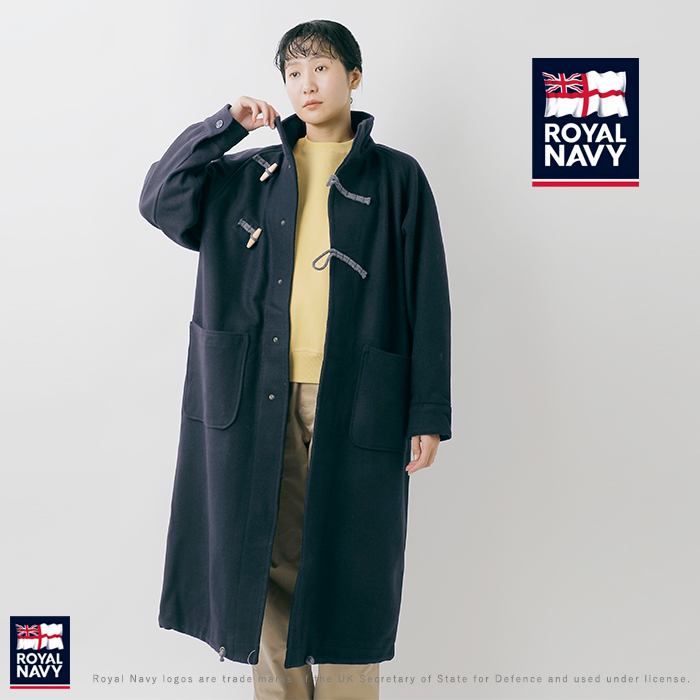 ROYAL NAVY(ロイヤルネイビー)カルゼメルトンスモックロングコート“SMOCKLONGCOAT”rn25fsml18