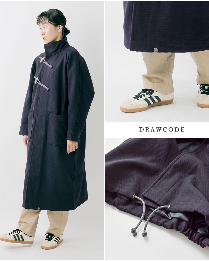 ROYAL NAVY(ロイヤルネイビー)カルゼメルトンスモックロングコート“SMOCKLONGCOAT”rn25fsml18