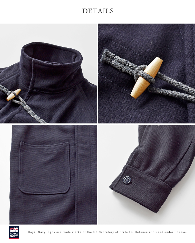ROYAL NAVY(ロイヤルネイビー)カルゼメルトンスモックロングコート“SMOCKLONGCOAT”rn25fsml18