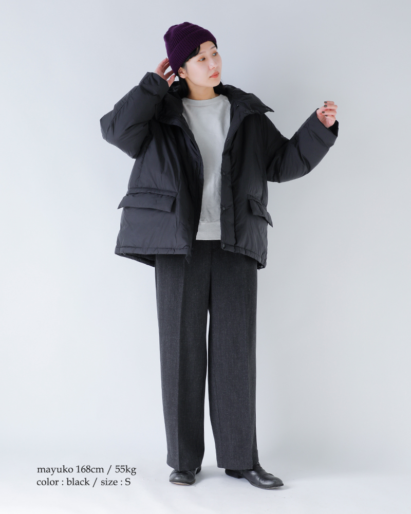 REMI RELIEF(レミレリーフ)超軽量ナイロンアウトドアフーディーダウンジャケットrn29373002