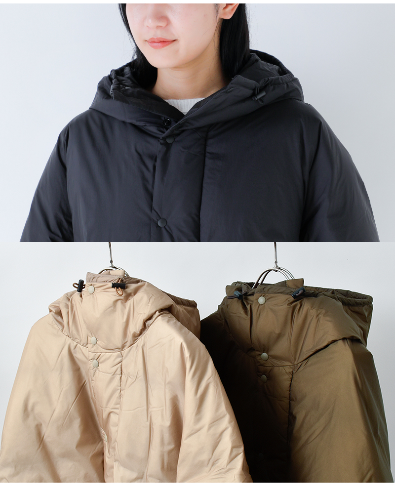 REMI RELIEF(レミレリーフ)超軽量ナイロンアウトドアフーディーダウンジャケットrn29373002