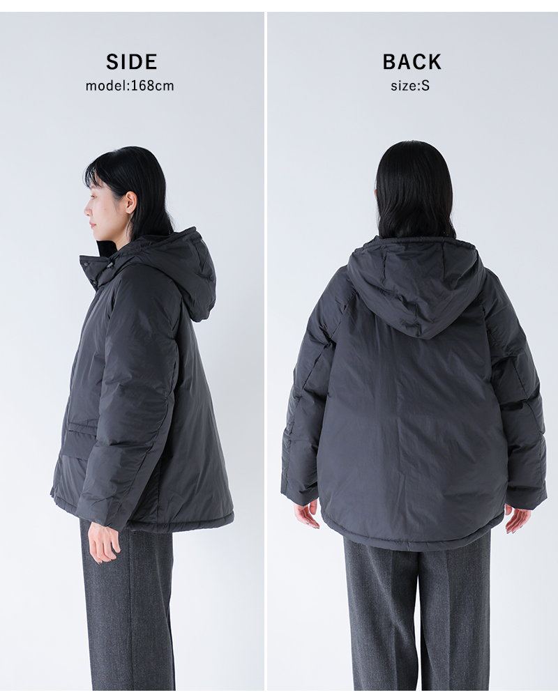 REMI RELIEF(レミレリーフ)超軽量ナイロンアウトドアフーディーダウンジャケットrn29373002