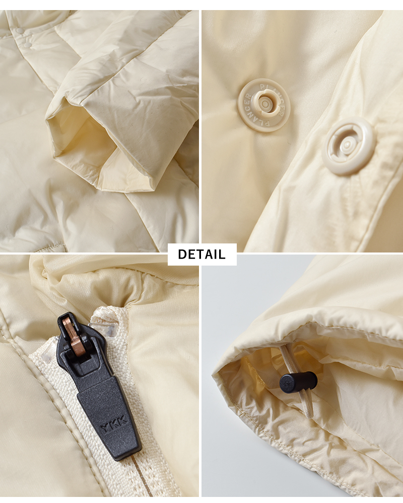 REMI RELIEF(レミレリーフ)超軽量ナイロンアウトドアフーディーダウンジャケットrn29373002