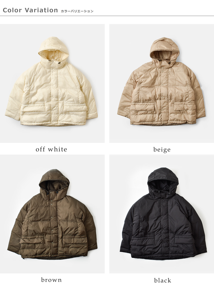 REMI RELIEF(レミレリーフ)超軽量ナイロンアウトドアフーディーダウンジャケットrn29373002