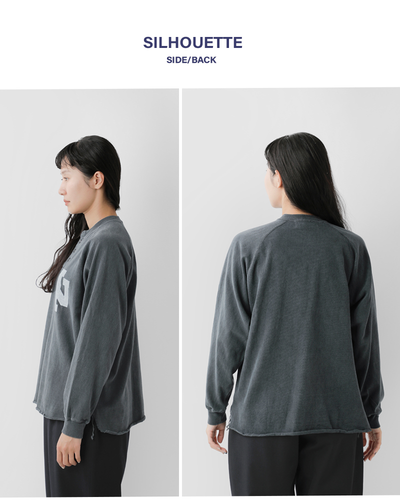 REMI RELIEFコットン SP加工 天竺 ヘンリーネック 長袖 Tシャツ rn29373122