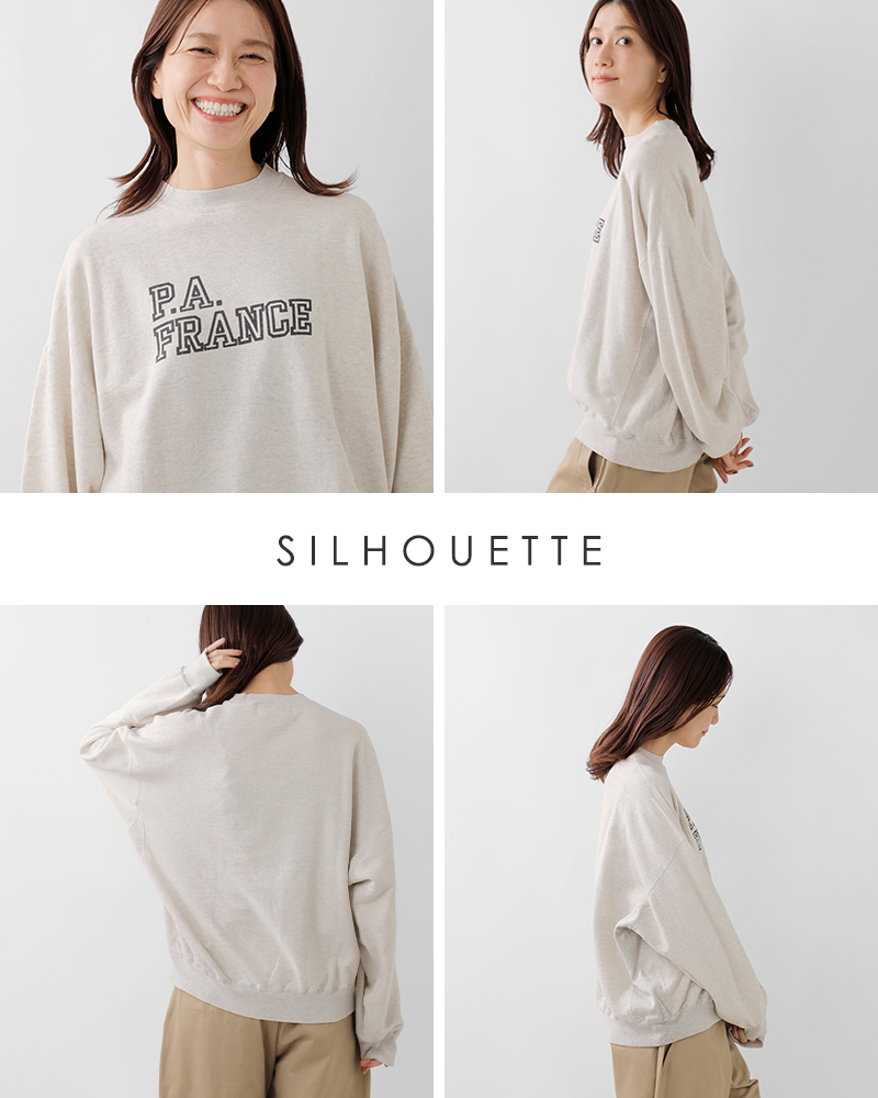 REMI RELIEF(レミレリーフ)コットンSP加工3飛び裏毛クルーネックスウェットシャツrn29373149-50