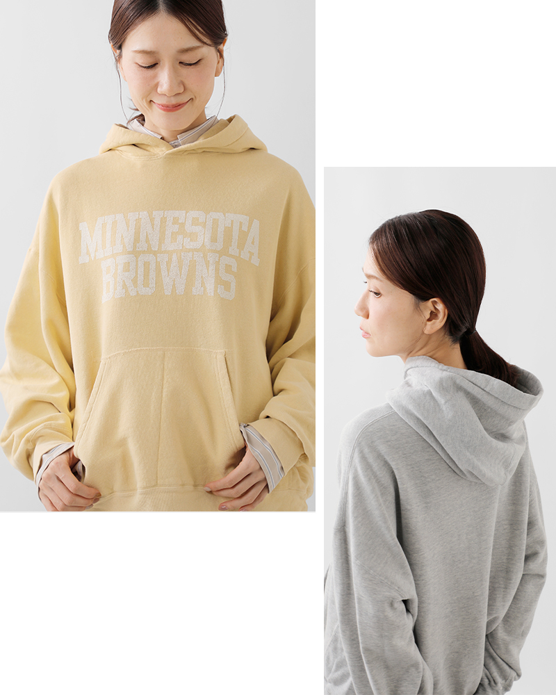 REMI RELIEF(レミレリーフ)コットンSP加工3飛び裏毛スウェットパーカーrn29373153-54