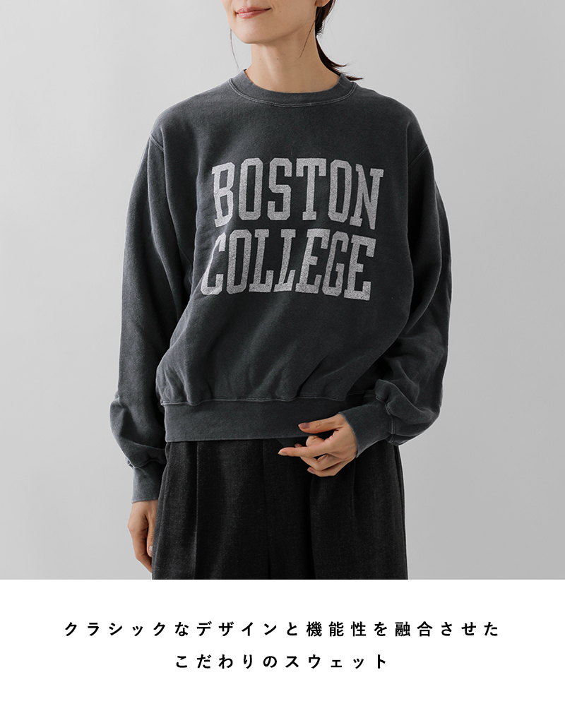 REMI RELIEF(レミレリーフ)コットンSP加工3飛び裏毛クルーネックニューフィットスウェットシャツrn29373157