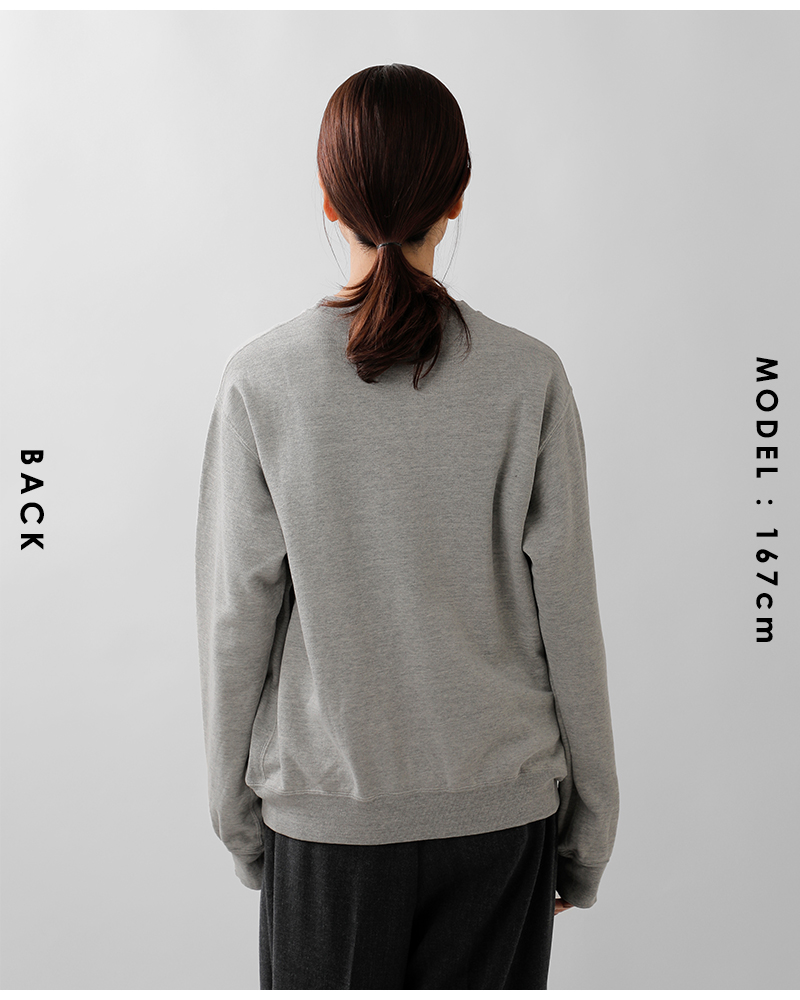 REMI RELIEF(レミレリーフ)コットンSP加工3飛び裏毛クルーネックニューフィットスウェットシャツrn29373157