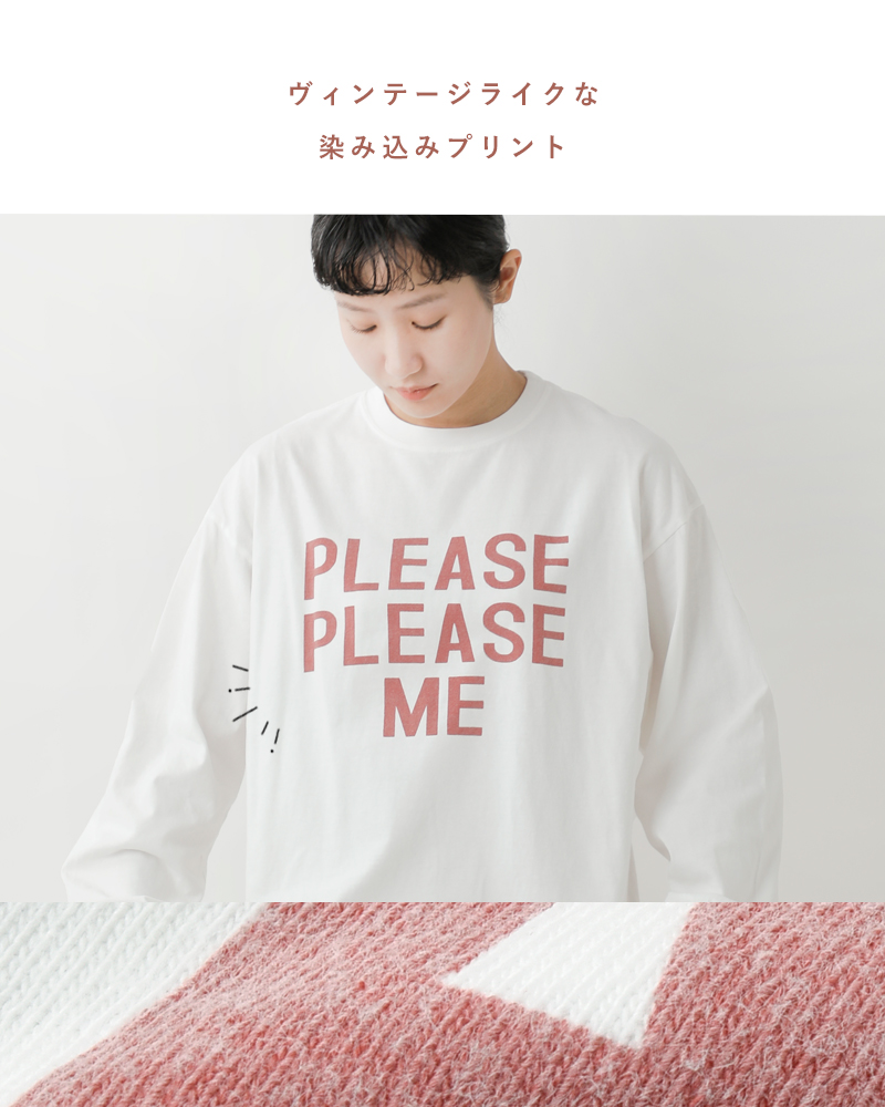 REMI RELIEFコットン HARD SP加工 天竺 長袖 Tシャツ rn29373169-70