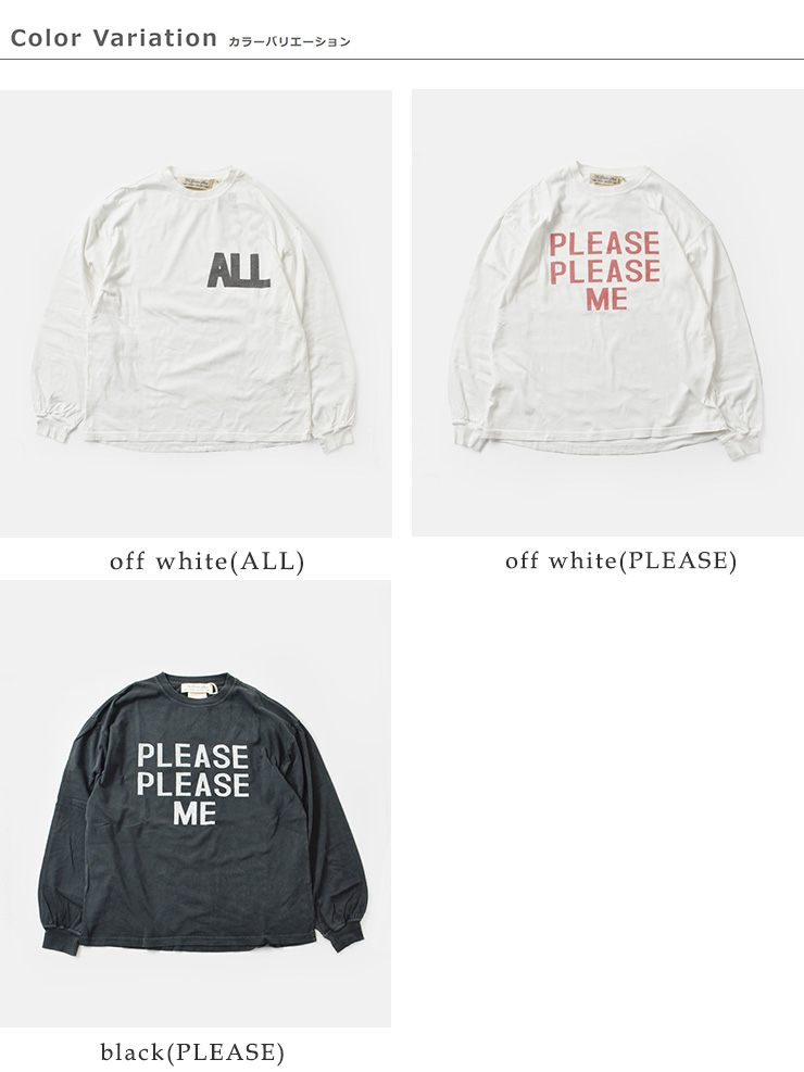 REMI RELIEFコットン HARD SP加工 天竺 長袖 Tシャツ rn29373169-70