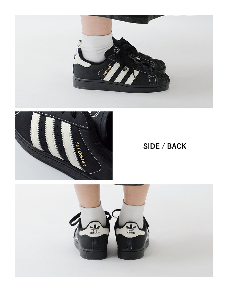 adidas Originals(アディダス オリジナルス)スーパースター2Wレザーアッパーローカットスニーカー“SUPERSTARIIW”superstar2-w-same1