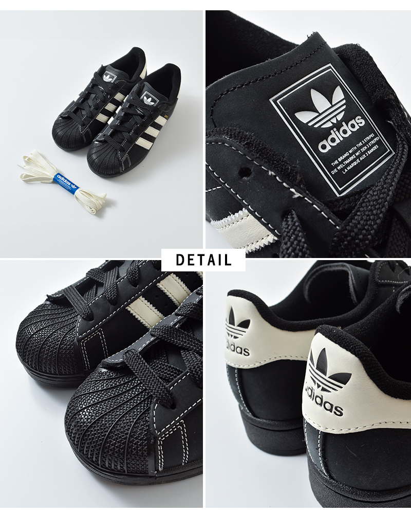 adidas Originals(アディダス オリジナルス)スーパースター2Wレザーアッパーローカットスニーカー“SUPERSTARIIW”superstar2-w-same1