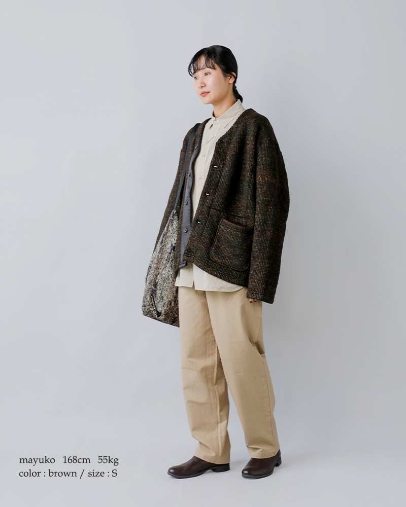 ENGINEERED GARMENTS(エンジニアド ガーメンツ)ウールニットカーディガン“KnitCardigan”rv063