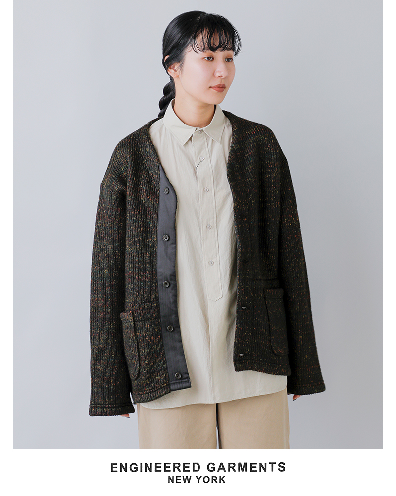 ENGINEERED GARMENTS(エンジニアド ガーメンツ)ウールニットカーディガン“KnitCardigan”rv063