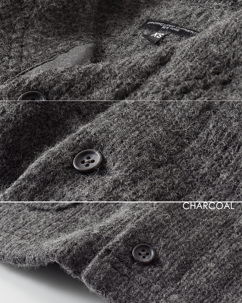 ENGINEERED GARMENTS(エンジニアド ガーメンツ)ウールニットカーディガン“KnitCardigan”rv063