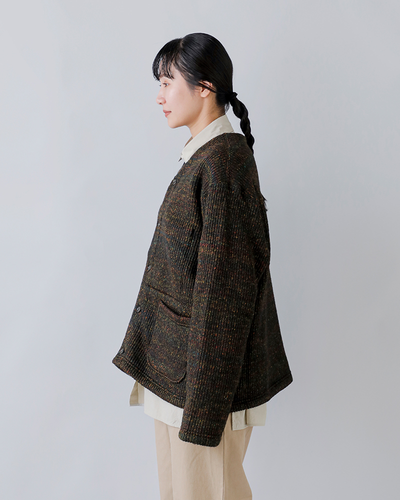 ENGINEERED GARMENTS(エンジニアド ガーメンツ)ウールニットカーディガン“KnitCardigan”rv063