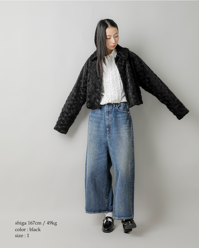 RHODOLIRION(ロドリリオン)オリジナル刺繍ファーブルゾン“FurBlouson”rv1030-32