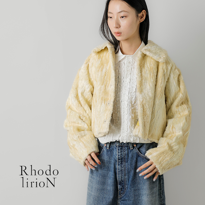 クーポン対象】RHODOLIRION ロドリリオン オリジナル刺繍 ファー