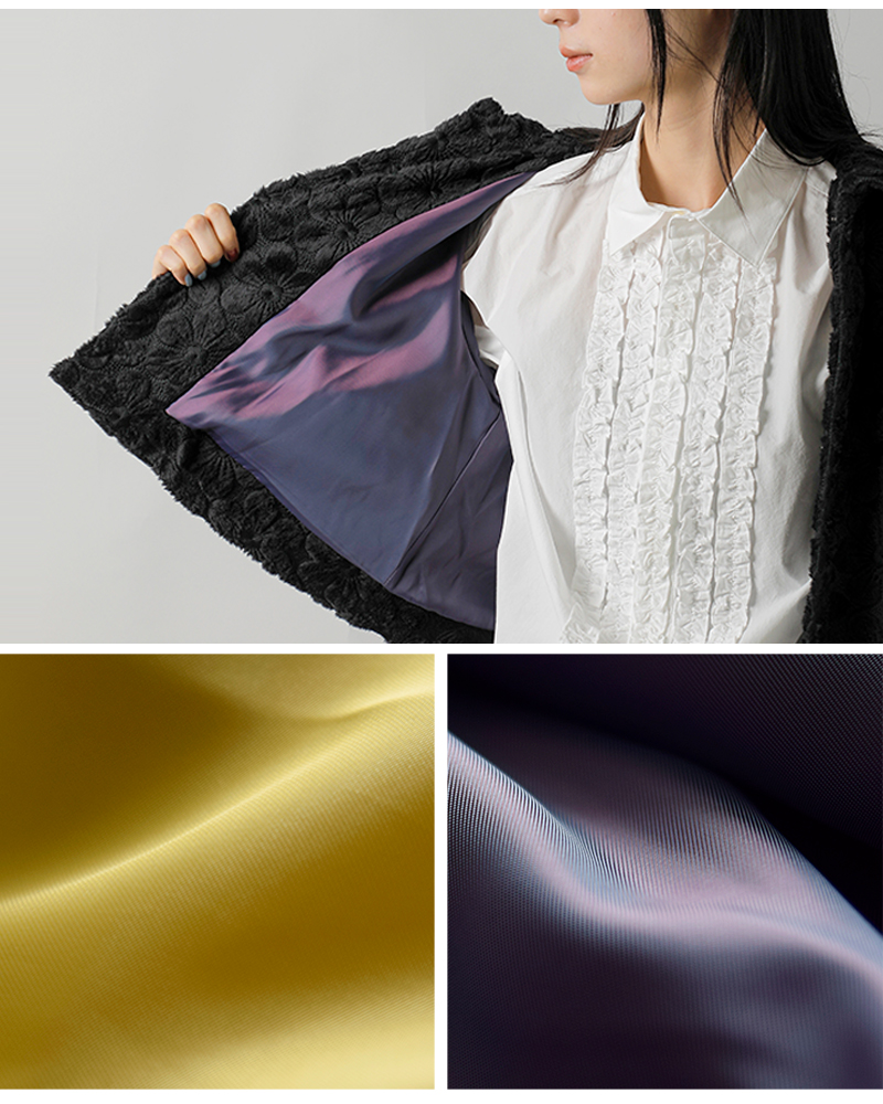 RHODOLIRION(ロドリリオン)オリジナル刺繍ファーブルゾン“FurBlouson”rv1030-32