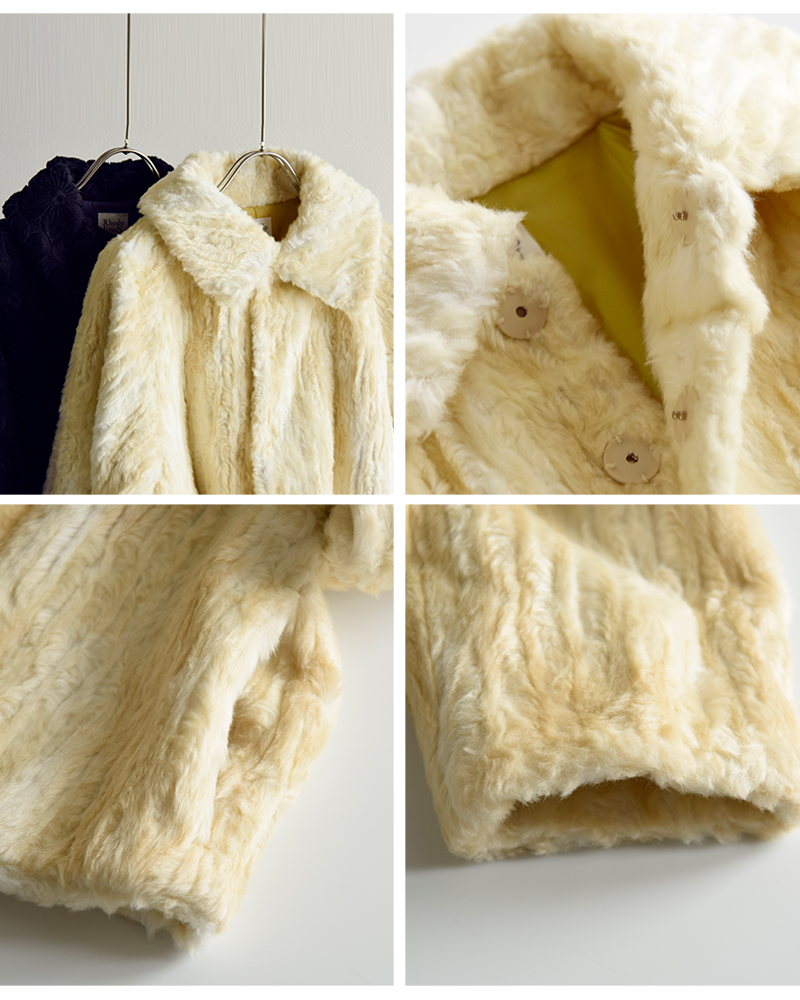 RHODOLIRION(ロドリリオン)オリジナル刺繍ファーブルゾン“FurBlouson”rv1030-32