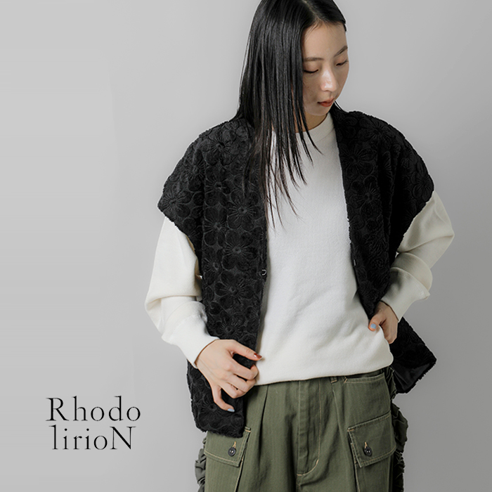 RHODOLIRION(ロドリリオン)オリジナル刺繍ファーボレロ“FurBolero”rv1031-33