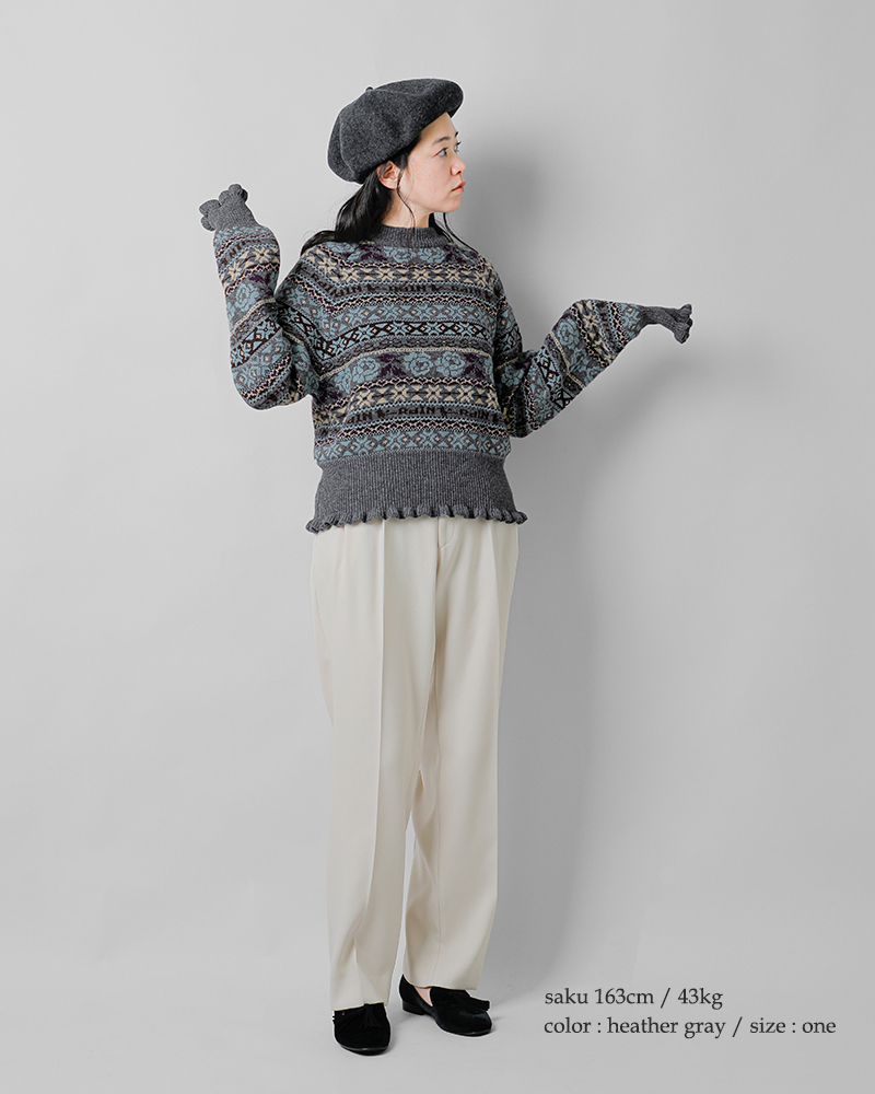 RHODOLIRION(ロドリリオン)フェアアイルセーター“FairIsleSweater”rv1059