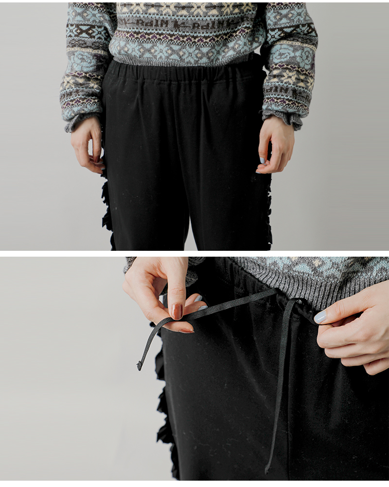 RHODOLIRION(ロドリリオン)コットンスワローフリルサイドパンツ“SwallowFrillSidePants”rv1088