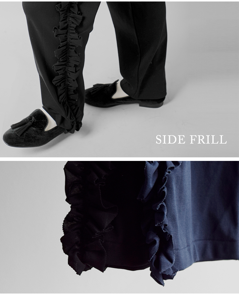 RHODOLIRION(ロドリリオン)コットンスワローフリルサイドパンツ“SwallowFrillSidePants”rv1088