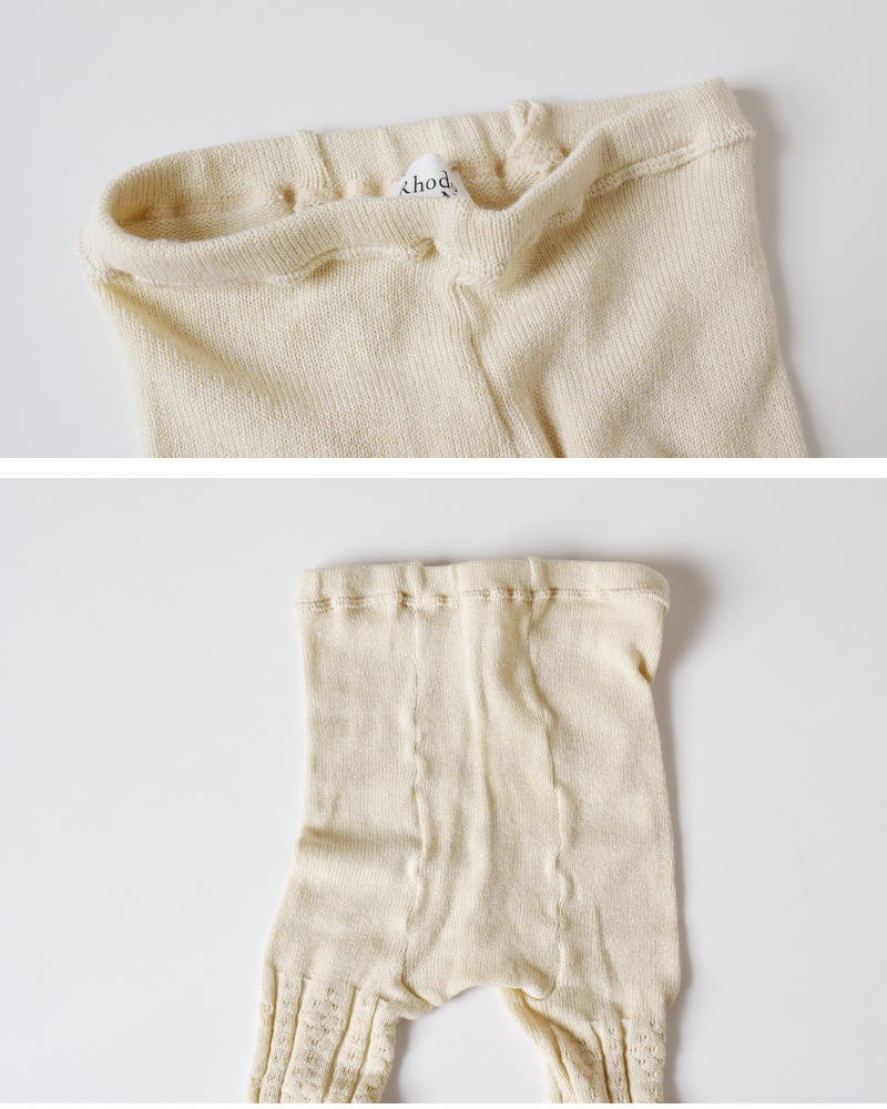 RHODOLIRION(ロドリリオン)コットンミックスアイレットパターンタイツ“TightsEyeletPattern”rv1109