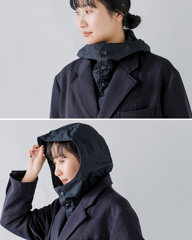 ENGINEERED GARMENTS(エンジニアド ガーメンツ)ウーステッドウールフード付きチェスターコート“ChesterCoat”rv204