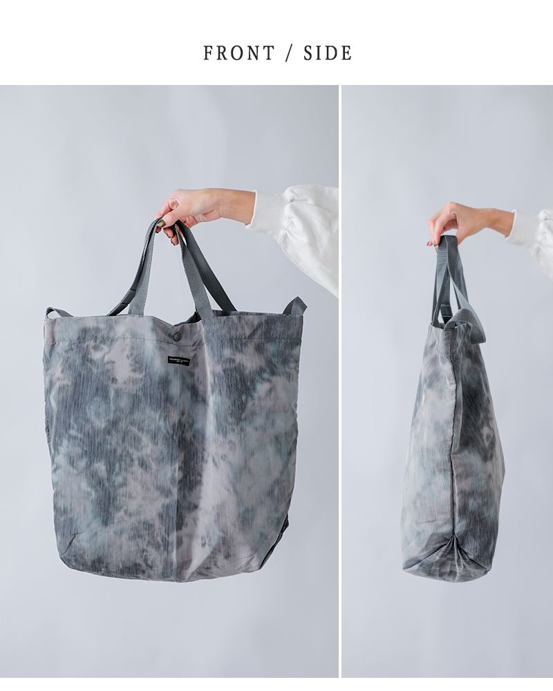 ENGINEERED GARMENTS(エンジニアド ガーメンツ)スモークプリント2wayキャリーオールトートバッグ“CarryAllTote”rv328
