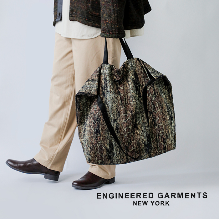 ENGINEERED GARMENTS(エンジニアド ガーメンツ)ウッドカモジャガード2wayキャリーオールトートバッグ“CarryAllTote”rv331