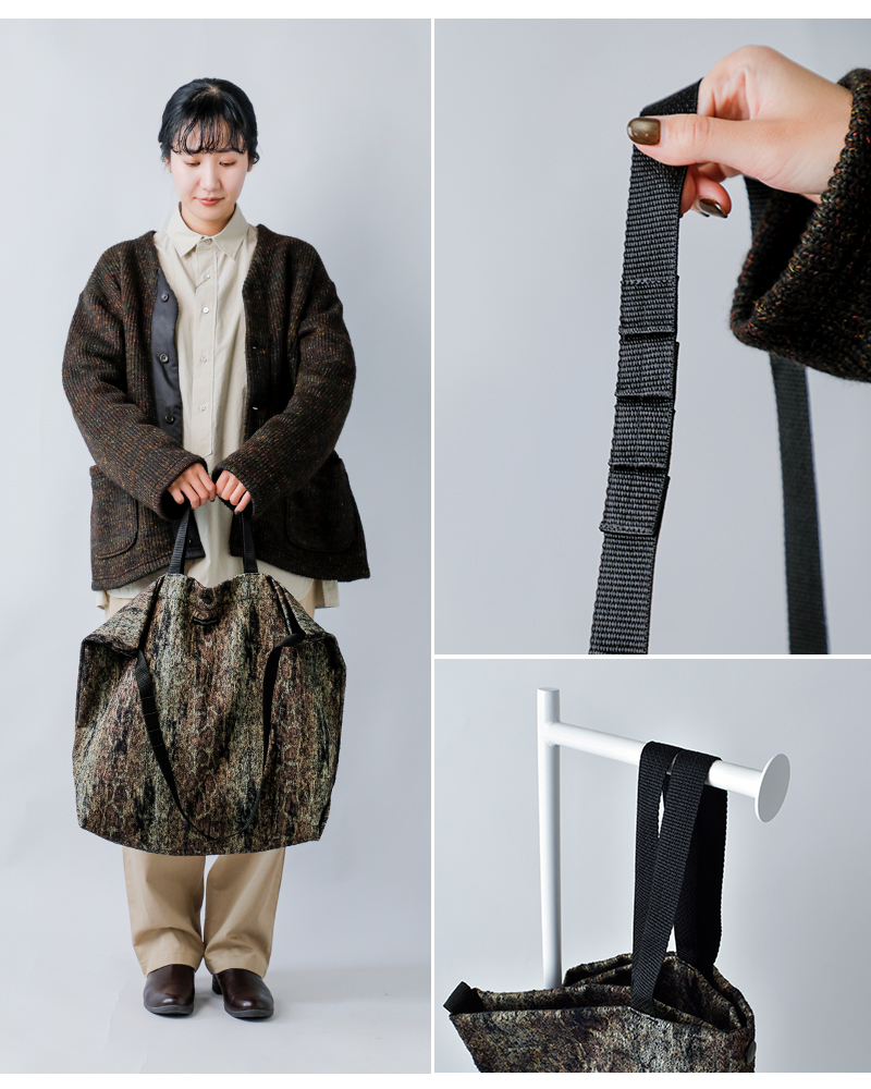 ENGINEERED GARMENTS(エンジニアド ガーメンツ)ウッドカモジャガード2wayキャリーオールトートバッグ“CarryAllTote”rv331