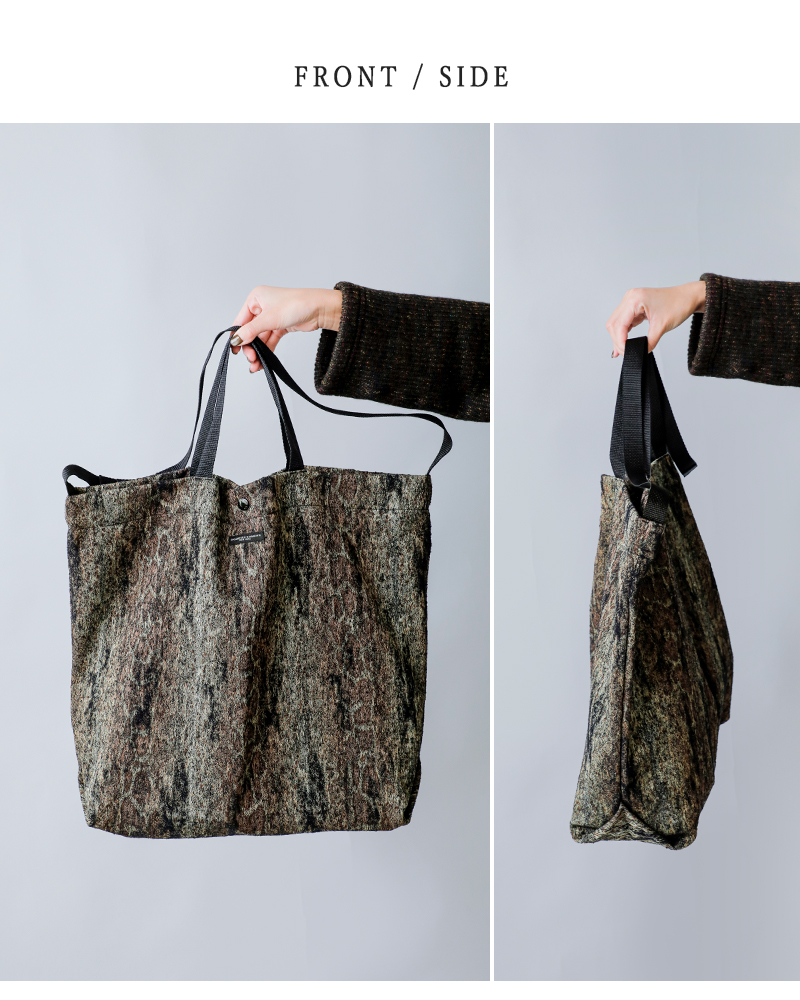 ENGINEERED GARMENTS(エンジニアド ガーメンツ)ウッドカモジャガード2wayキャリーオールトートバッグ“CarryAllTote”rv331